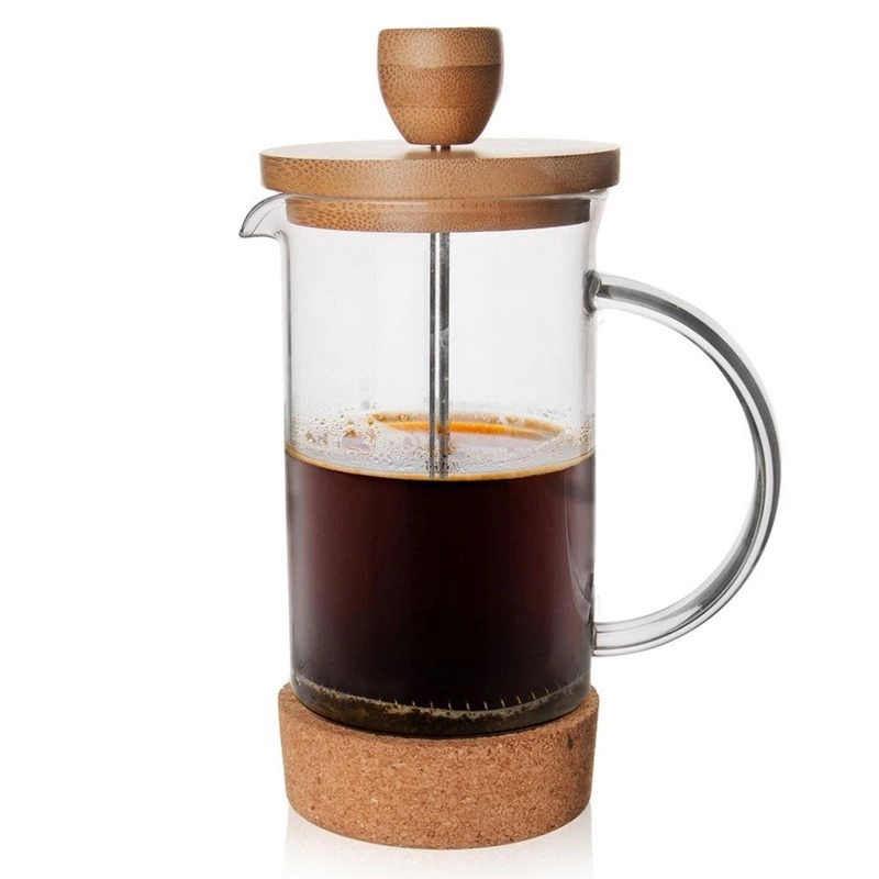 Kaffeepresse Kaffeebereiter Kaffee-&Teepresse Teebereiter Kaffeekanne aus Glas 400 ml