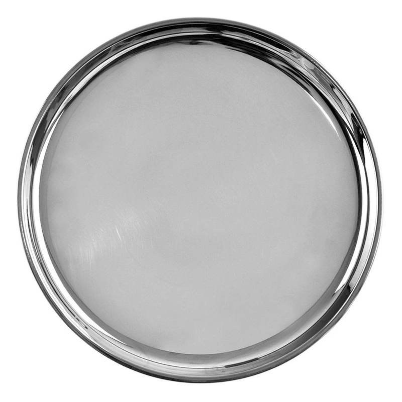 ORION Tray for serving steel round plate 21 cm
