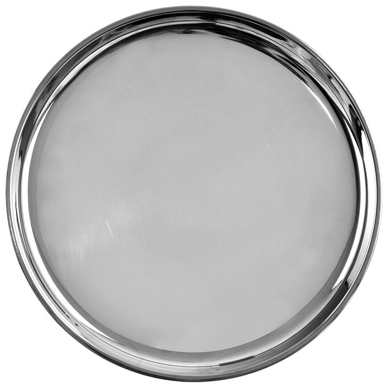 ORION Tray for serving steel round plate 28 cm